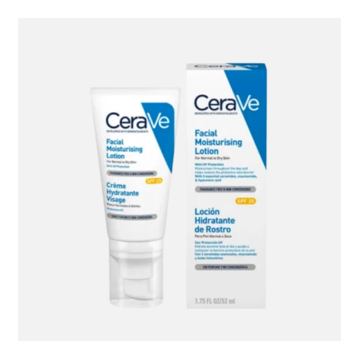CERAVE LOCION HIDRATANTE DE ROSTRO SPF 25 52ML