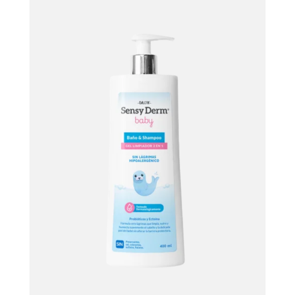 BASSA SENSY DERM BABY BAÑO Y SHAMPOO 400ML
