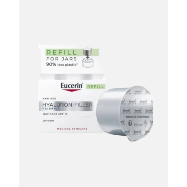 EUCERIN HYALURON FILLER + 3X EFECT CREMA DIA FPS15 REPUESTO DEL PRODUCTO 50ML