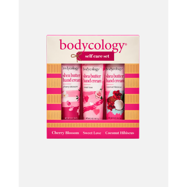 BODYCOLOGY SET DE CREMAS DE MANOS CHERRY BLOSSOM, COCONUT, SWEET LOVE